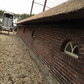 Zijkant huis uit 1600