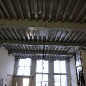 Balken plafond resultaat